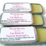 Mixed Berries Flavored Lip Balm Tin 0.5 Oz Natural..