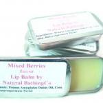Mixed Berries Flavored Lip Balm Tin 0.5 Oz Natural..