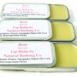 Flavored Rose Lip Butter Natural Lip Balm Tinned..