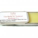 Toffee Lip Balm Tin Natural Flavored Lip Salve..